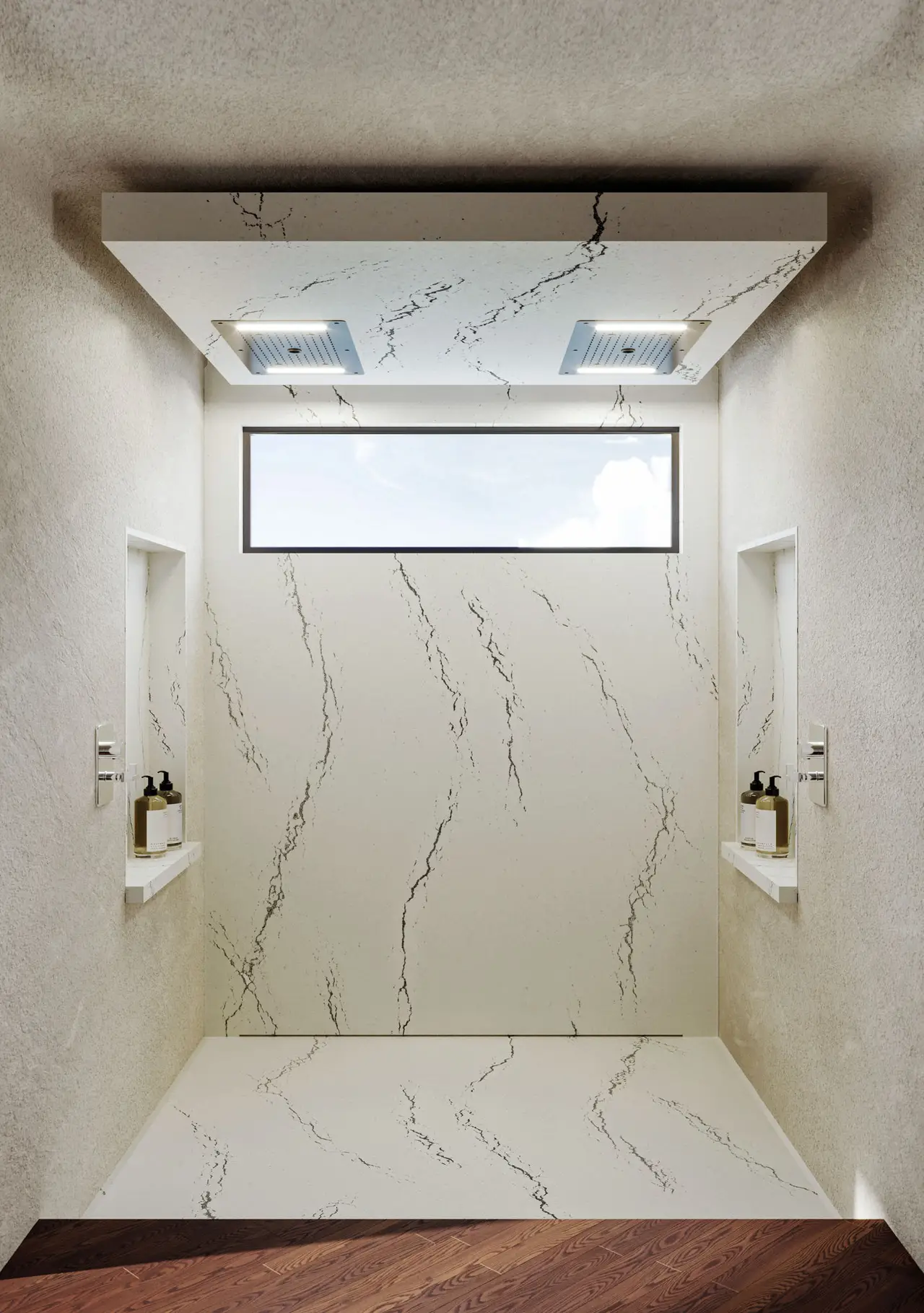 Berkshire Steel Satin Ridge™ Design Detail Slab Inspiration
