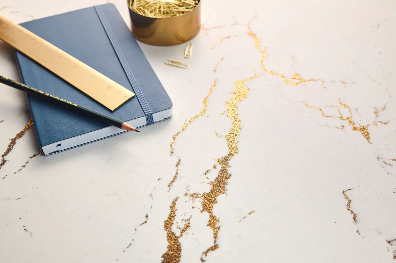 Berkshire Brass Satin Ridge™ Design Detail Slab Inspiration