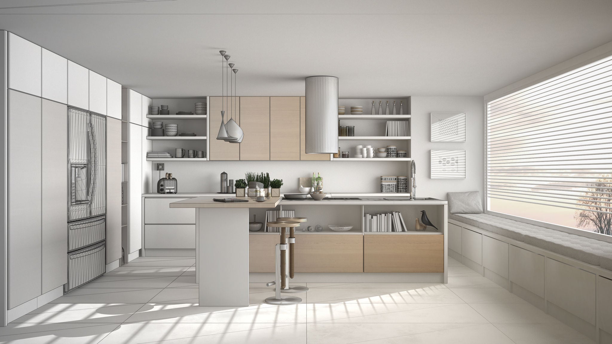 Sketch of a Kitchen