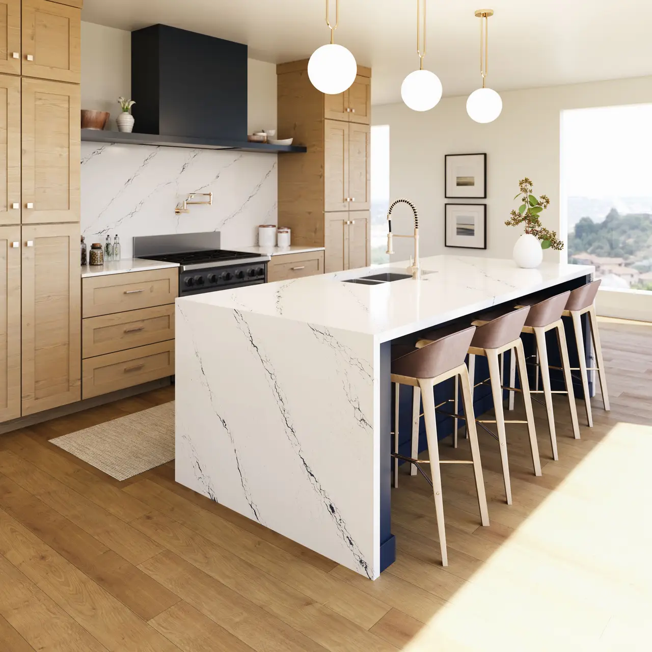 Inverness Cobalt™ Design Detail Slab Inspiration