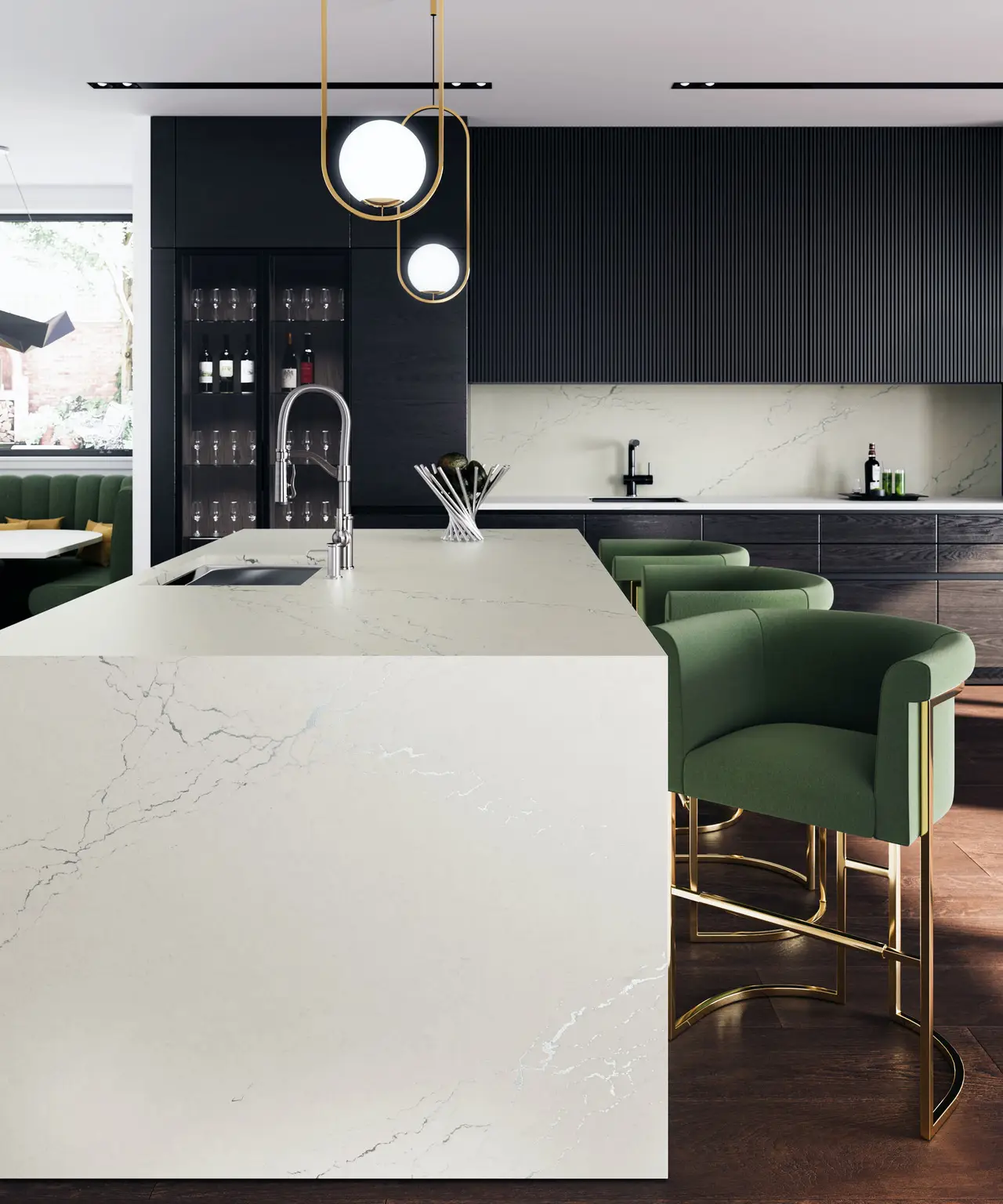 Berkshire Steel Sculpted™ Design Detail Slab Inspiration